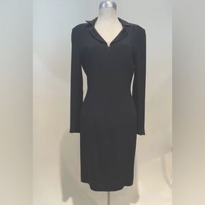Georgia Armani Black Evening Cocktail Dress Size 6